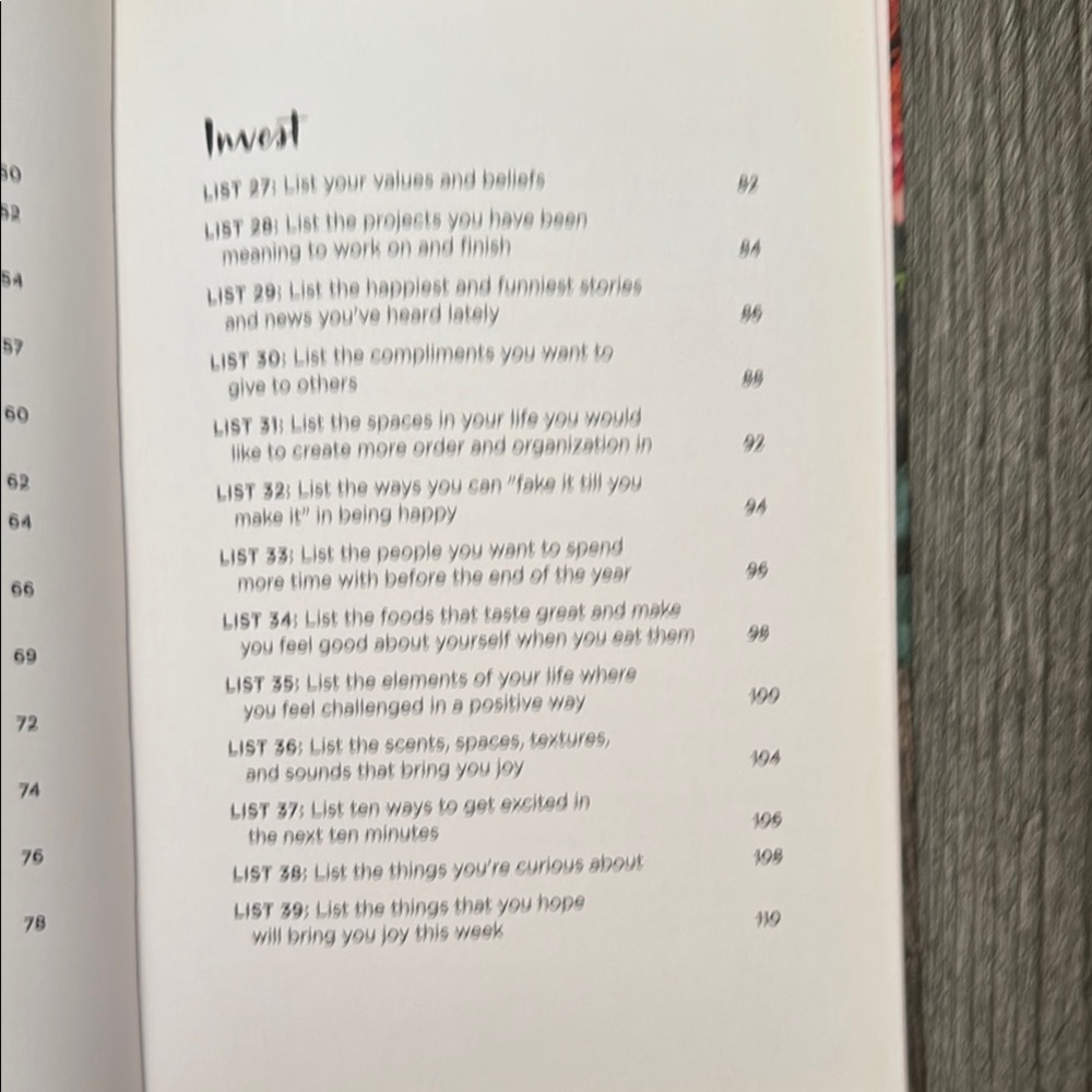 52 Lists for Happiness Journal by Moorea Seal - Picture 10 of 16